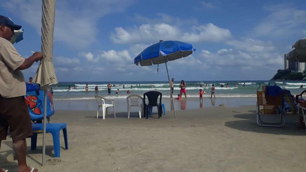 Apto Guaruja De Frente Para O Mar - Praia Asturias Exteriér fotografie